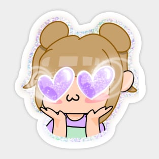 HeartEyes Sticker